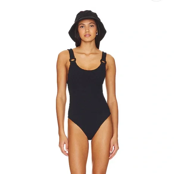 Hunza G Domino One Piece Black - Picture 1 of 7